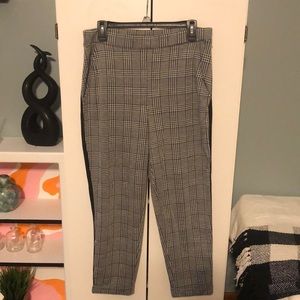 H&M Black and White Pant